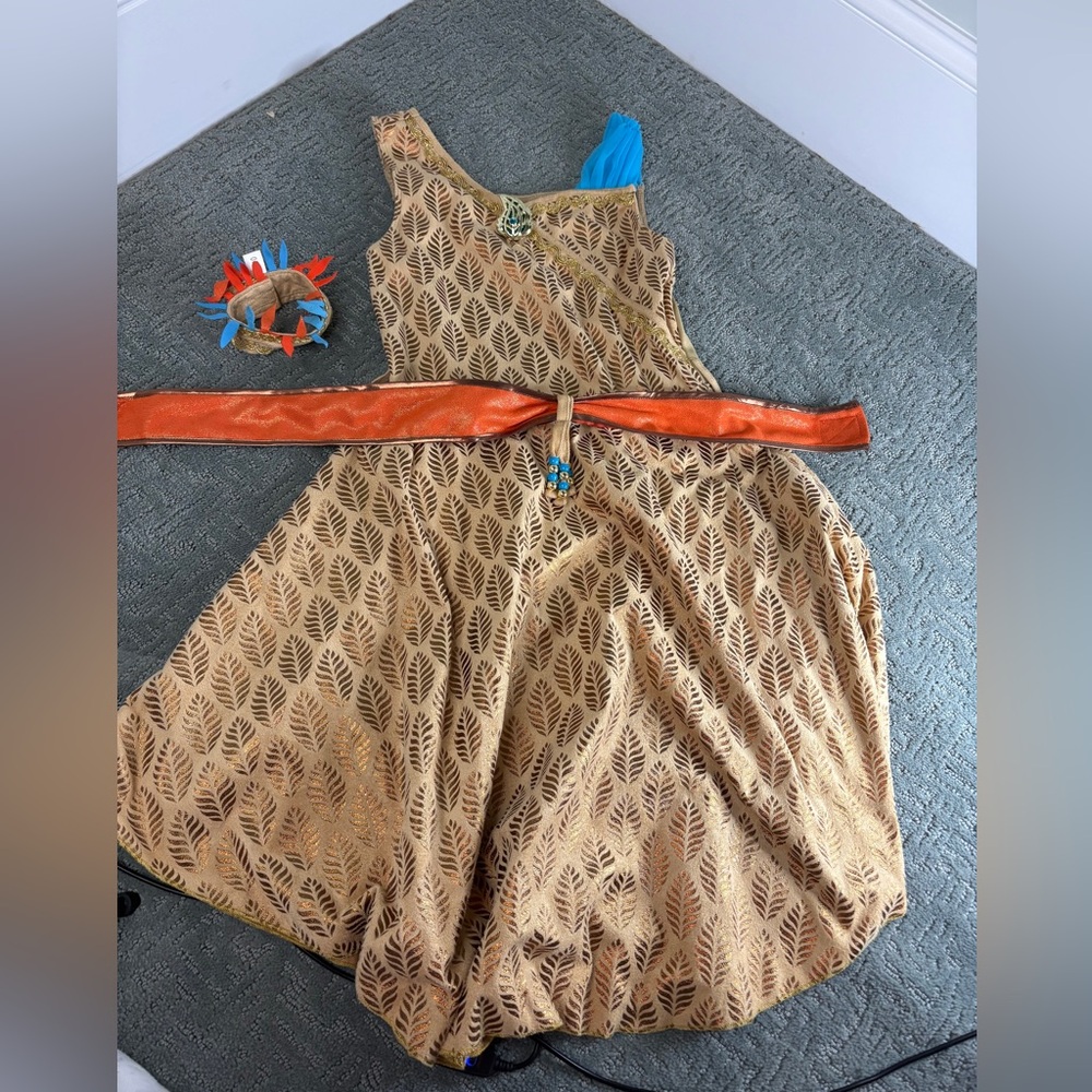 Disney girls Pocahontas Halloween costume.